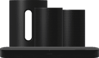 Sonos Beam Ultra Zwart + Sonos Sub Mini + 2x Era 100 SL Zwart