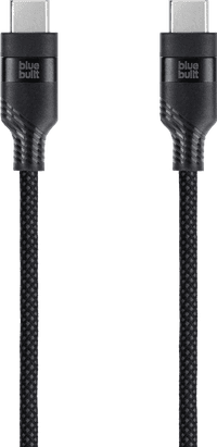BlueBuilt Usb C naar Usb C Kabel 1,5m Nylon Magnetisch Zwart
