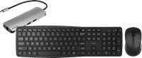 BlueBuilt 8-in-1 HDMI Docking Station + Toetsenbord en Muis Set
