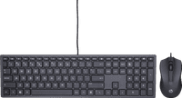HP Pavilion Wired Keyboard 300 QWERTY + HP 100 Wired Mouse