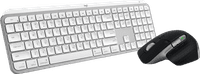 Logitech MX Keys S for Mac Qwerty Wit + Logitech MX Master 3S voor Mac Space Grey