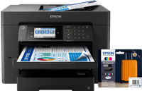 Epson WorkForce WF-7840DTWF + 1 set extra XL cartridges