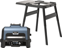Ninja Woodfire Pro XL Electric BBQ Grill and Smoker OG901EU + Ninja Woodfire Stand
