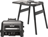 Ninja Woodfire Electric BBQ Grill and Smoker OG850EU + Ninja Woodfire Stand