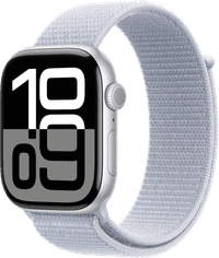 Apple Watch Series 10 4G 46mm Zilver Sport Loop