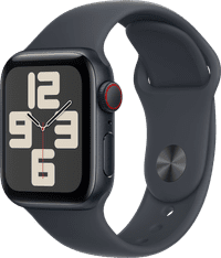 Apple Watch SE 2024 4G 40mm Midnight Sportband S/M