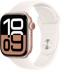 Apple Watch Series 10 42mm Rose Gold Sport Band M/L