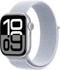 Apple Watch Series 10 42mm Silver Sport Watch Strap