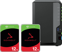 Synology DS225+ + Seagate Ironwolf 12TB Duo Pack