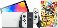 Nintendo Switch OLED Wit + Mario Party Jamboree