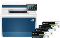 HP Color LaserJet Pro MFP 4302fdw + 1 set extra XL toners