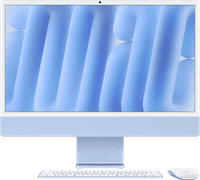 Apple iMac 24 inch M4 (8 core CPU/8 core GPU) 16GB/256GB Blauw AZERTY