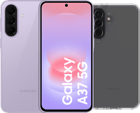 Samsung Galaxy A37 128GB Roze 5G + BlueBuilt Back Cover Transparant