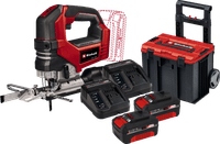 Einhell TP-JS 18/135 Li BL Solo 4.0Ah Battery (2x) E-Case L Starter Kit