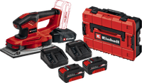 Einhell TE-OS 18/230 Li Solo 4.0Ah Battery (2x) E-Case S-F Starter Kit