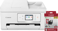 Canon PIXMA TS7750i + 1 set extra XL cartridges + fotopapier