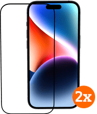 BlueBuilt Apple iPhone 15 Screenprotector Glas Duo Pack