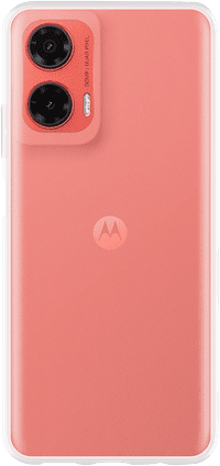 Just in Case Soft Design Motorola Moto G35 Back Cover Transparant