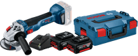Bosch Professional GWS 18V-10 5.0Ah GBA Battery (2x) Starter Pack