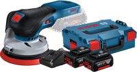 Bosch Professional GEX 18V-125 5.0Ah GBA Battery (2x) Starter Kit