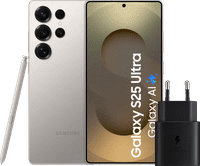 Samsung Galaxy S25 Ultra 512GB Grijs 5G + Samsung Oplader 25 Watt Zwart