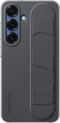 Samsung S25 Standing Grip Back Cover Zwart