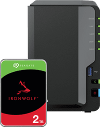 Synology DS225+ + Seagate Ironwolf 2TB