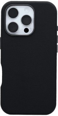Otterbox Symmetry Apple iPhone 16 Back Cover met MagSafe Magneet Leer Zwart