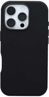 Otterbox Symmetry Apple iPhone 16 Pro Back Cover met MagSafe Magneet Leer Zwart