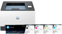 HP Color LaserJet 3202dw + 1 set extra toners