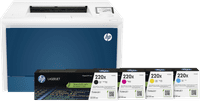 HP Color LaserJet Pro MFP 4202dw + 1 set extra XL toners