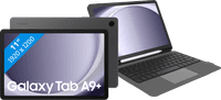 Samsung Galaxy Tab A9 Plus 11 inch 64GB Wifi Grijs + BlueBuilt Toetsenbord Hoes QWERTY