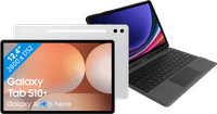 Samsung Galaxy Tab S10 Plus 12.4 inches 512GB WiFi Silver + BlueBuilt Keyboard Cover AZERTY