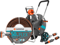 GARDENA Comfort FLEX 50m CleverRoll L Premium Spray Nozzle Pack