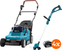 Makita DLM382PT2 incl. 5,0 Ah Accu (2x) + Makita DUR193Z + 5,0 Ah 18V Accu (2x)