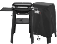 Weber Lumin Black with Underframe + Weber Premium Cover for Lumin with Underframe