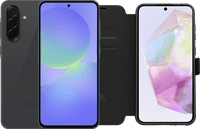Samsung Galaxy A36 128GB Black 5G + BlueBuilt Book Case Black