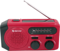 Denver SCR-2010 Emergency Radio Red