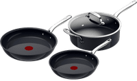 Tefal Cook Prima by Jamie Oliver Bratpfannenset 24 + 28 cm + Schmorpfanne 26 cm