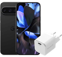 Google Pixel 9 Pro 256 Go Noir 5G + BlueBuilt Chargeur 30 W Blanc