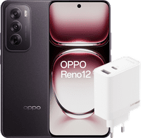 OPPO Reno12 256GB Black 5G + OPPO SuperVOOC Charger 80W with 2 Ports