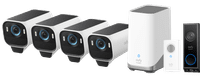 eufyCam S3 Pro 4-pack + Video Doorbell E340 + Chime