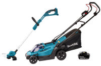 Makita DLM330SM with 4.0Ah Battery + Makita DUR193Z + 5.0Ah 18V Battery