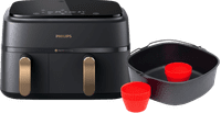 Philips 3000 Series Dual Basket NA352/00 + Master Baking Set