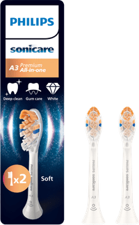 Philips Sonicare Premium All-in-One HX9092/87 White (2 units)