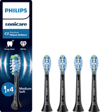 Philips Sonicare Premium Plaque Defense HX9044/88 Black (4 units)