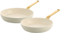 Greenpan Evolution Bratpfannenset 24 + 28 cm Cream White
