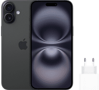 Apple iPhone 16 Plus 128GB Black + Apple Fast Charger
