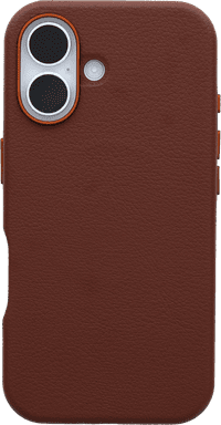 OtterBox Symmetry Apple iPhone 16 Back Cover with MagSafe Magnet Leather Brown