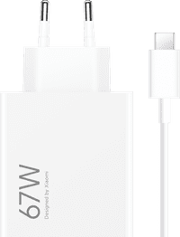 Xiaomi Hypercharge Power Delivery Oplader 67W + Usb A naar Usb C Kabel (1m) Wit